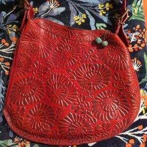 Vintage Fendi Stamped Leather Purse